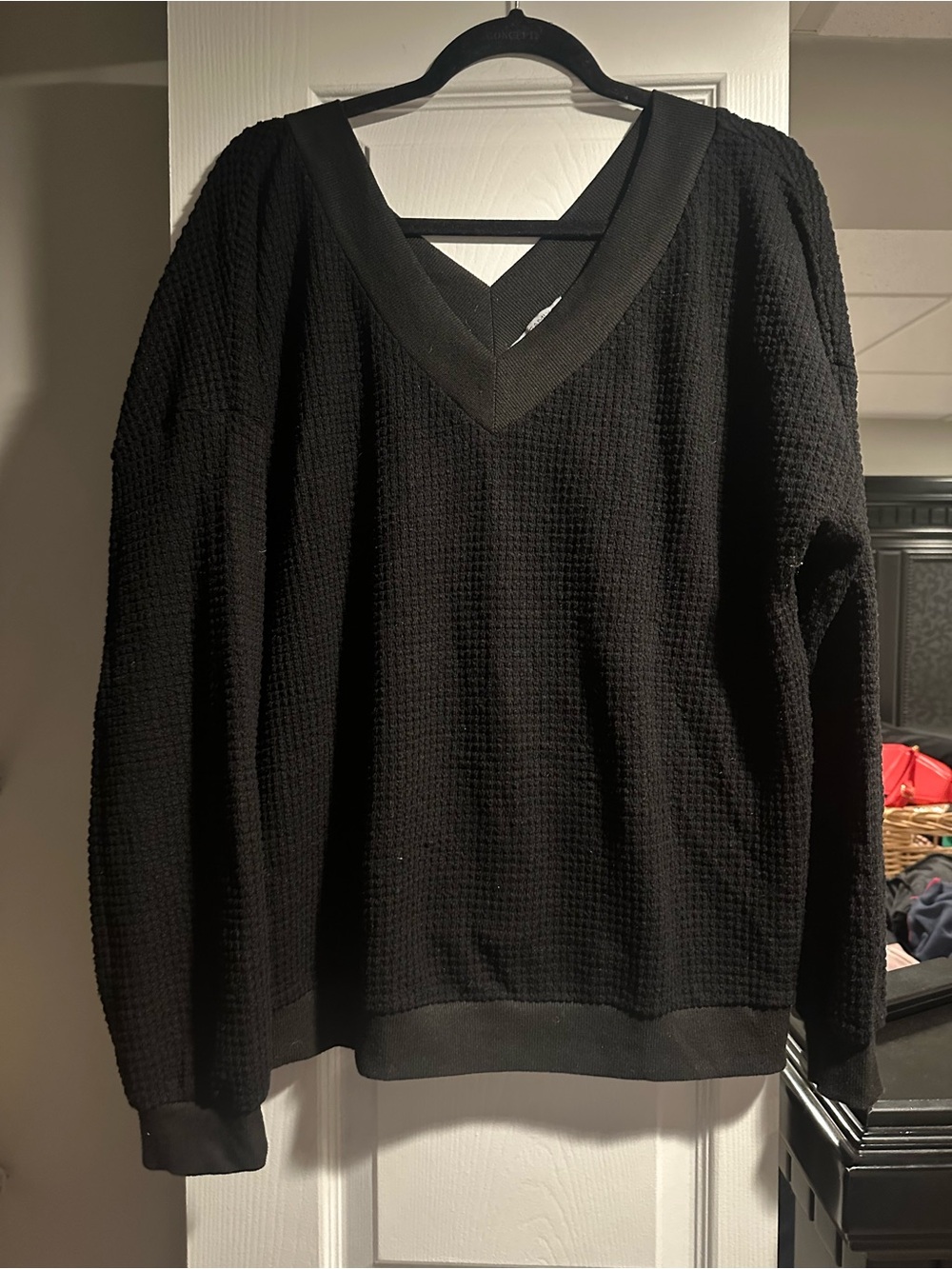 Classic Black V-Neck woman’s Sweater